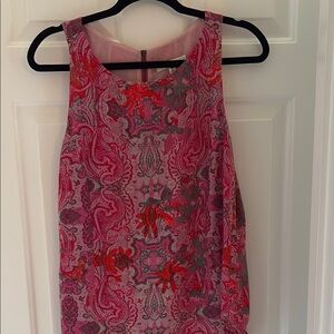 Elegant Paisley Sleeveless Top